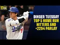Dinger Tuesday Home Run Picks and Parlay on April 14 Ohtani Judge Schwarber lead top HR hitters