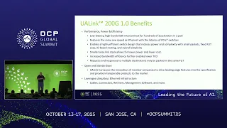 Unleashing AI Scale Up UALink and OCP Collaboration