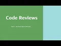 Code Reviews - An Overview of the Process and Best Practices