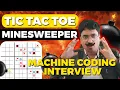 Tic Tac Toe Game in Javascript with Minesweeper Mastering Machine Coding Interview Round
