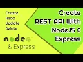 Tutorial - Create REST API with Express js
