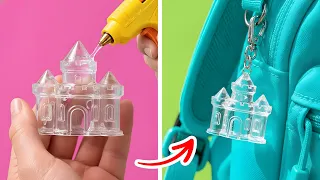 🎨 Kreative Bastelideen mit Heißkleber & 3D-Stift! Einfach zu Hause nachmachen! 💖