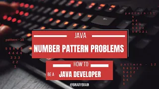 Java Number Pattern Problems triangle patterns