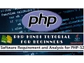 Software Requirement and Analysis for PHP Tutorial-52