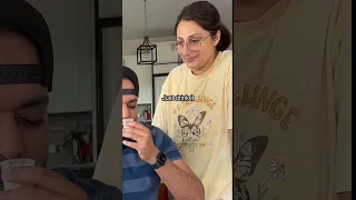 My husband tried my breast milk
