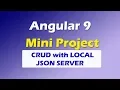 Angular 9 CRUD with local JSON server Angular 9 CRUD angular crud with json server by Ashish