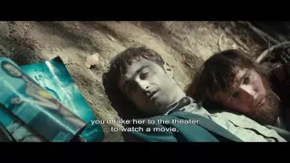 a great scene from daniel radcliffes swiss army man