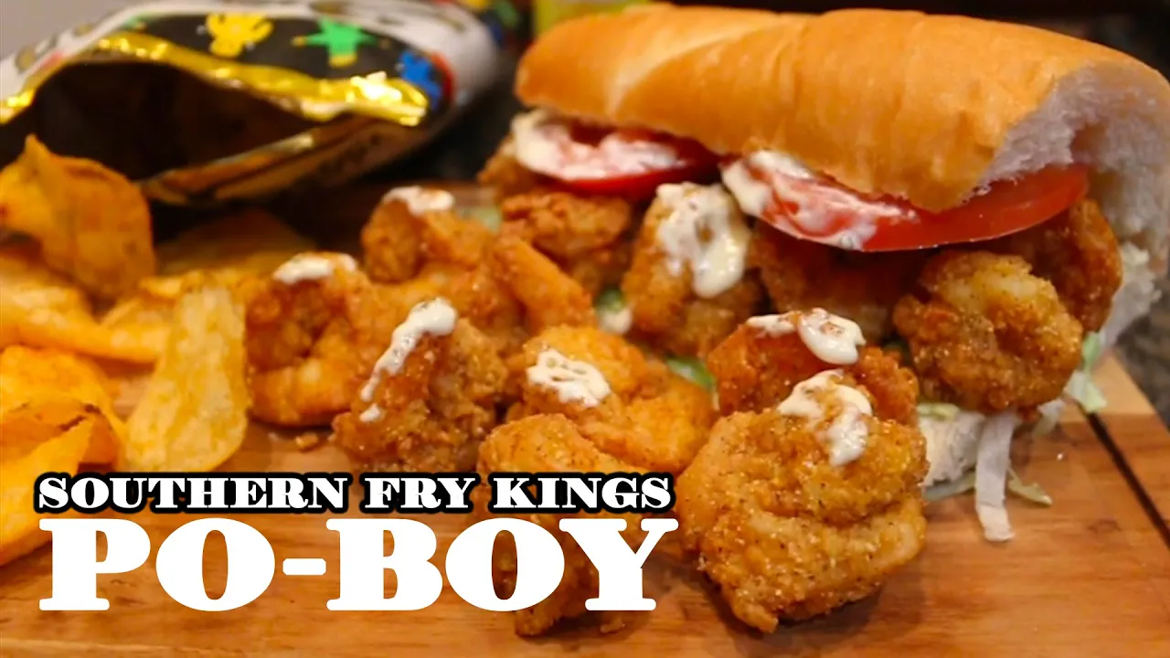 How To Make Authentic New Orleans Shrimp Po-Boy! | Southern Fry Kings