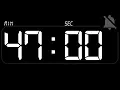 TIMER 47 Minutes - Countdown