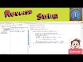 Reverse String Java Program Java Logical Program Java in Marathi
