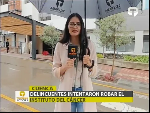 Delincuentes intentaron robar el instituto de cáncer