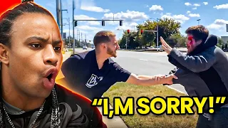 REACTING TO STREET FIGHTS! These fights are wild!