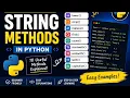 String Methods in Python Python Tutorial Python for Beginners Hinglish