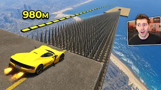 GTA V Online: MEGA RAMPA com ESPINHOS NO MEIO! (épico) 