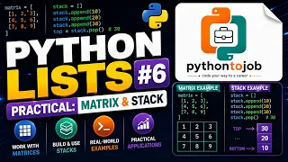 Python Nested Lists Practical Patterns - Matrix Stack Queue CSV