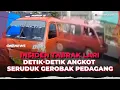 Lagu Terekam CCTV! Detik-detik Angkot Tabrak Pedagang, Sopir Malah Kabur | OneNews Update