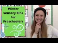 WINTER Part - Preschool and Kindergarten Sensory Center Ideas