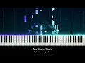 No More Time - Dylan John Sparkes | (Synthesia Piano Tutorial)
