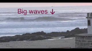 Atlantic swell!! Big waves.  Fastest small yachts. Sailing the Portuguese coast.