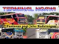 Lagu INFO || Jam Kedatangan bis pagi hari di TERMINAL NGAWI | didominasi SUGENG RAHAYU, EKA, MIRA dll