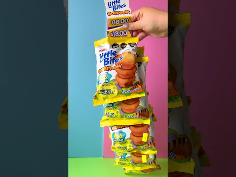 Compré TODOS los LITTLE BITES Sorpresa de la Tiendita! 🧽 #bobesponja 🐢