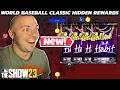 ALL HIDDEN REWARDS FOR THE WORLD BASEBALL CLASSIC CONQUEST MAP MLB THE SHOW 23