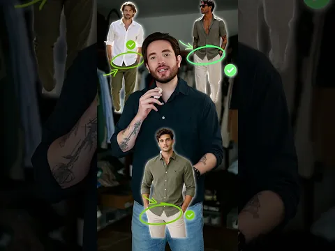 El largo correcto de tu camisa.