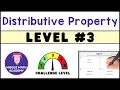 Distributive Property Combining Like Terms Level of 5 6th Grade Math Differentiated Series