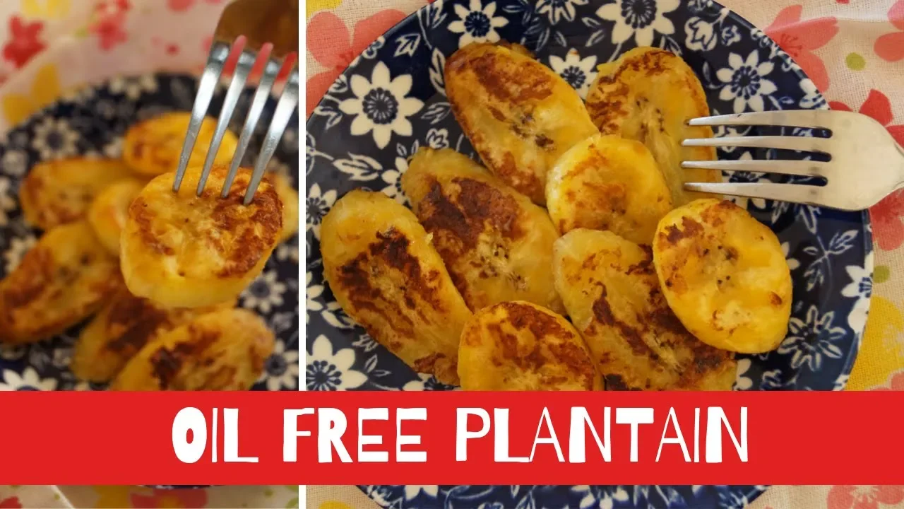 Water Fried Plantain!   Oil Free Healthy Alternative   The Vegan Nigerian