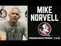 Mike Norvell Preseason Practice Interview 7-31-26 FSU Football Florida State Football Warchant