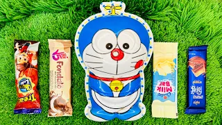 ASMR : Most Popular Candys | some lots of colorful rainbow lollipop candy | unpacking chocolate eat