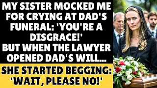 My Sister Mocked Me for Crying at Dad's Funeral: 'You're a Disgrace!'
