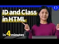 Learn HTML What is id and class attributes and how different