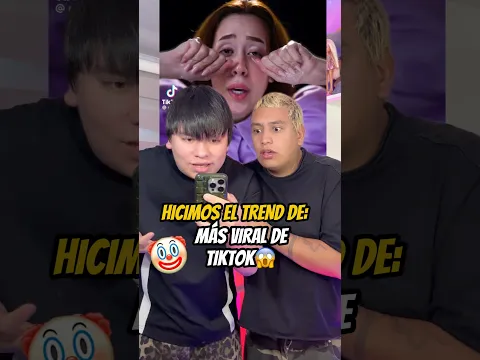 HICIMOS el TREND más VIRAL de TIKTOK🤡 @andresduartex  #shortsviral