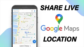 How To Share LIVE Location On Google Maps Android iOS