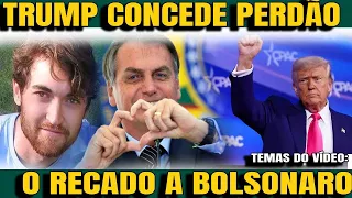 #2 TRUMP CONCEDE PERDÃO MAIS ESPERADO POR TODOS! BOLSONARO É EXALTADO NO CPAC POR TRUMP E MILEI