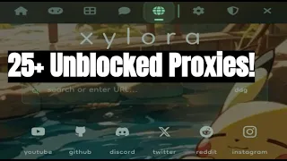25 UnbIocked Xylora Links for Gaming Movies Social Media Etc on School Chromebook
