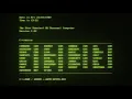Retro computer UI animation