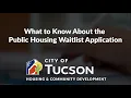 Housing Waitlist Pre-Application Walkthrough English