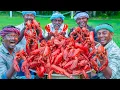 Download Lagu AMERICAN LOBSTER | Huge Lobster Cooking \u0026 Eating in American Village | Lobster Seafood Feast in USA