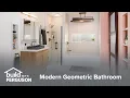 Modern Geometric Bathroom