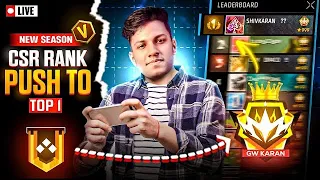 NEW SEASON CSR 😎 PUSH TO TOP 1 GRANDMASTER 😎👽 #shorts #shortsfeed #shortslive #freefire #raistar