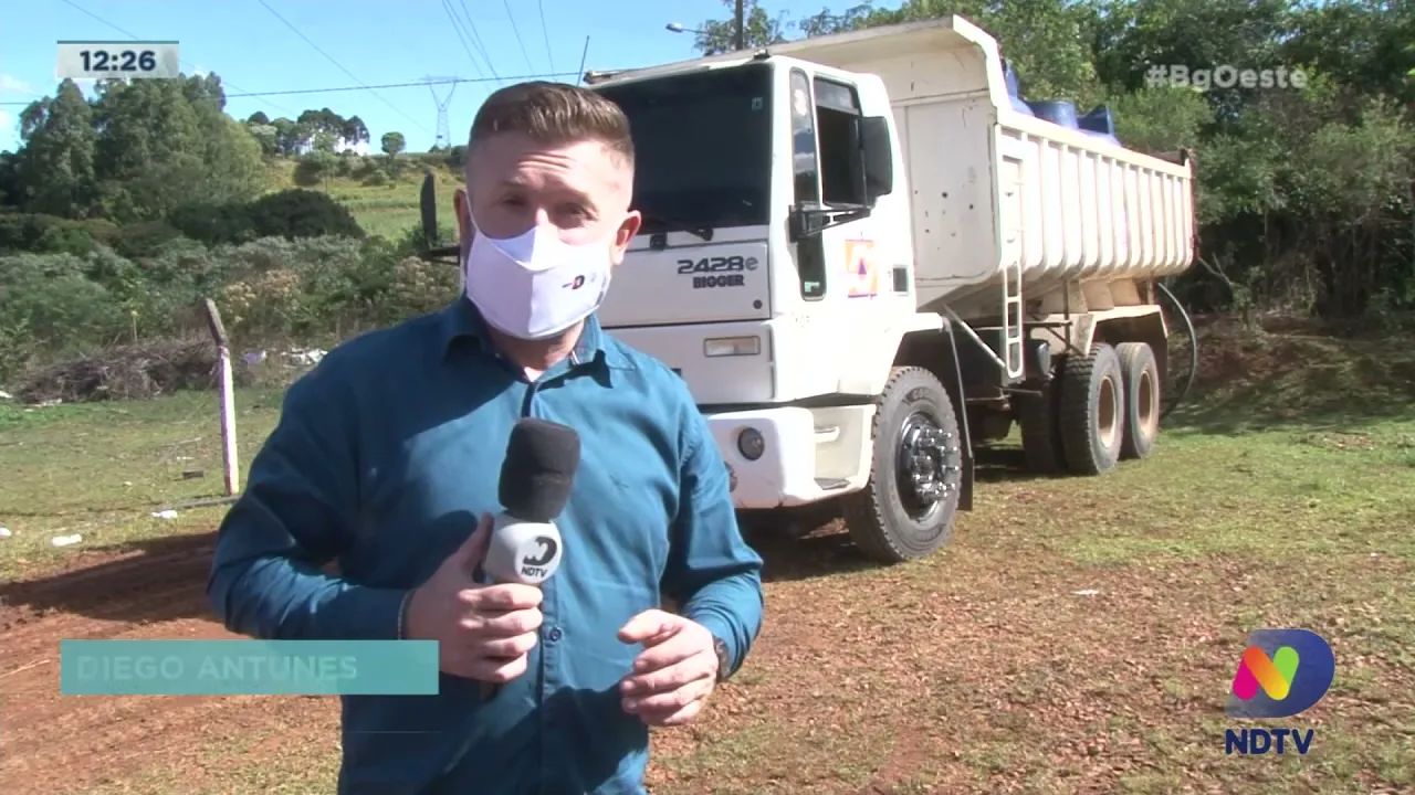 Em Xanxerê, propriedades rurais estão recebendo água para consumo animal