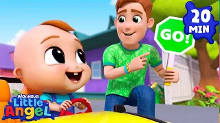 Baby John Learns Red Light Green Light! 🚦 | Kids Cartoons and Nursery Rhymes