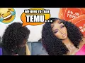 Is TEMU Legit Issa Whole GLUELESS Wig Haul Worth It Yes or Nahhh MARY K BELLA