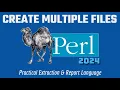 Perl Programming Tutorial Files Create Multiple Files 2024