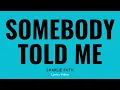 Download Lagu Charlie Puth - Somebody Told Me (Lyric Video)