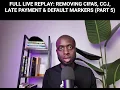 FULL LIVE REPLAY REMOVING CIFAS CCJ LATE PAYMENT DEFAULT MARKERS