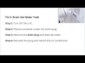 How to Fix Costway Portable Air Conditioner E2 Error Code - Sensor Fault or Temperature Fix