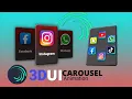 Lagu Next-Level 3D UI Animation ✨ in Alight Motion | Smooth Carousel Effect Tutorial